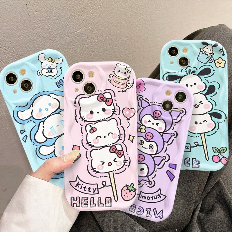 เคสโทรศัพท์มือถือ TPU ลาย KT Kuromi น่ารัก สําหรับ iPhone 6 6S iPhone 7 Plus 8 Plus iPhone XS Max iPhone 11 Pro Max iPhone 12 Pro Max