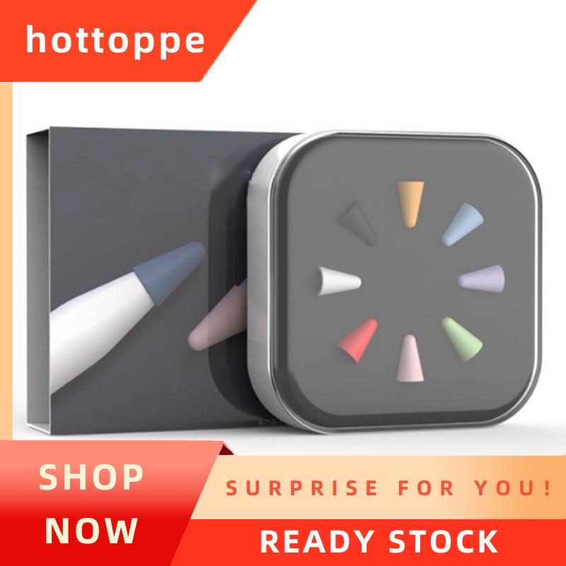 【hottoppe】เคสปลายปากกา ซิลิโคน สําหรับ Apple Pencil 2Nd Generation 1St -1 8 ชิ้น