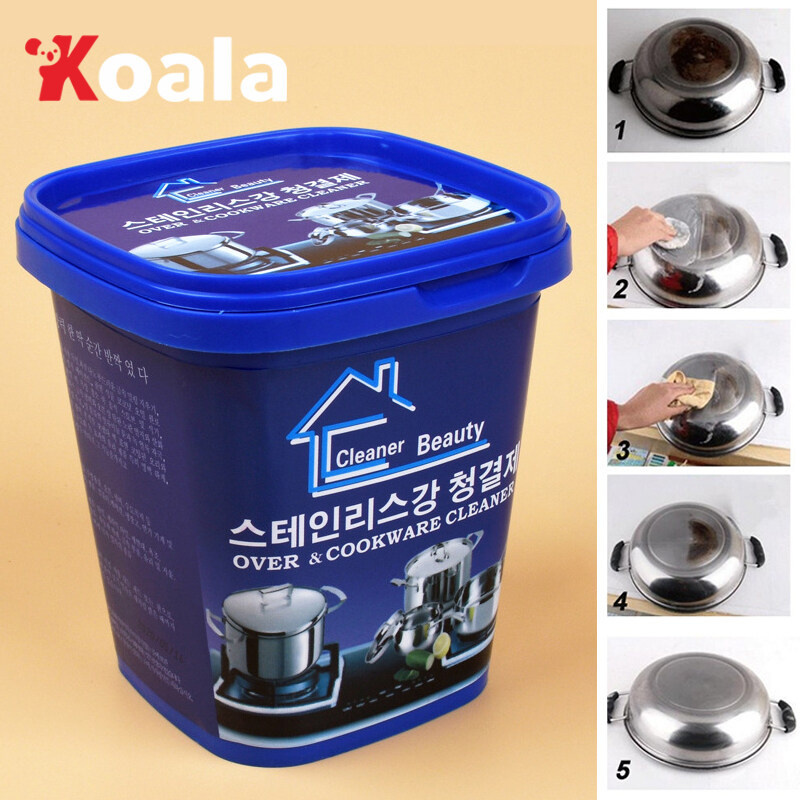 KOALA ครีมขัดคราบ น้ำยาขัดหม้อดำ ครีมขัดคราบอเนกประสงค์ ขัดเครื่องครัว ขัดล้อแม็กซ์ ครีมขจัดคราบ นำเข้าจากเกาหลี 500g