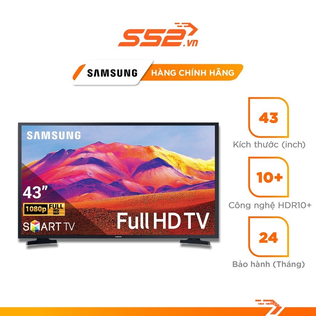 ของแท้ สมาร์ททีวี Samsung หน้าจอ 43 นิ้ว 43 นิ้ว Samsung Smart TV