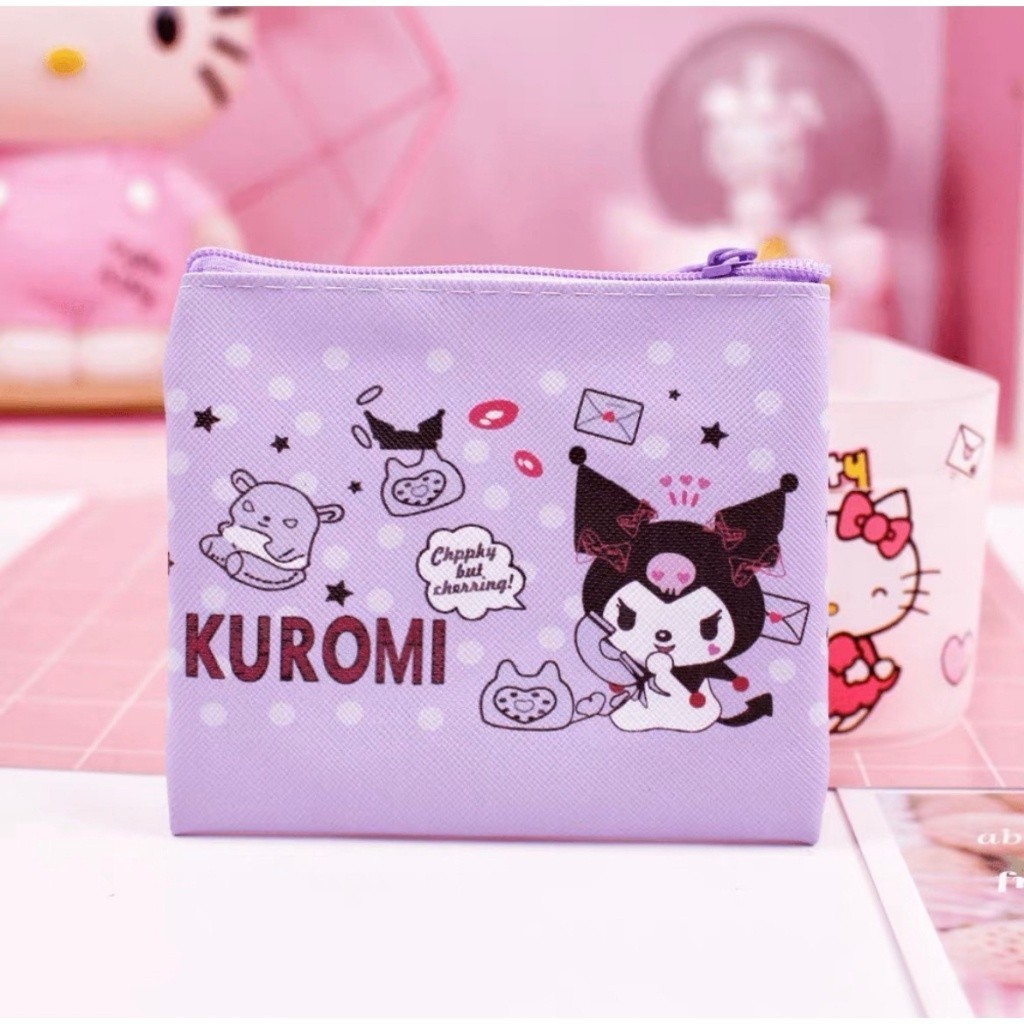 🎈KFC🎈กระเป๋าใส่เหรียญ ผ้า หนัง ลายน่ารัก-การ์ตูน🤡 #F-0015 - รูปที่ 4