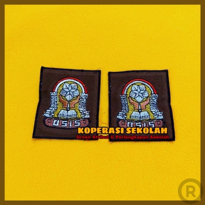 สัญลักษณ์โลโก้ OSIS ปัก / ป้ายโลโก้ OSIS โรงเรียนปัก / โลโก้ Bet OSIS / แพทช์โลโก้ OSIS - การจัดเตรี