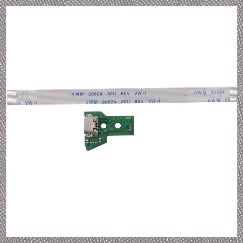 [MLO] สําหรับ SONY PS4 Controller USB ชาร์จพอร์ตซ็อกเก็ตบอร์ด JDS-055 5TH V5 12 พินสาย