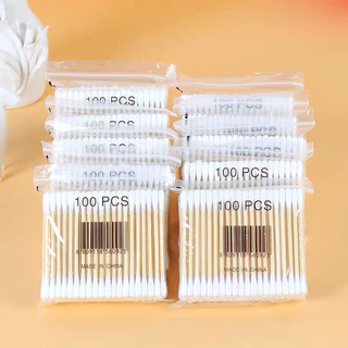 ราคาพิเศษ คอตตอนบัด สำลีปั่นหูด้ามไม้ สะอาดปลอดภัย Cotton buds สะอาดปลอดภัย