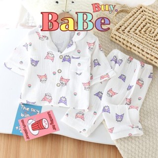 Babe Buy ชุดนอนเด็กสไตล์เกาหลี ชุดนอนเด็กผู้ชาย ผู้หญิง ผ้าม…