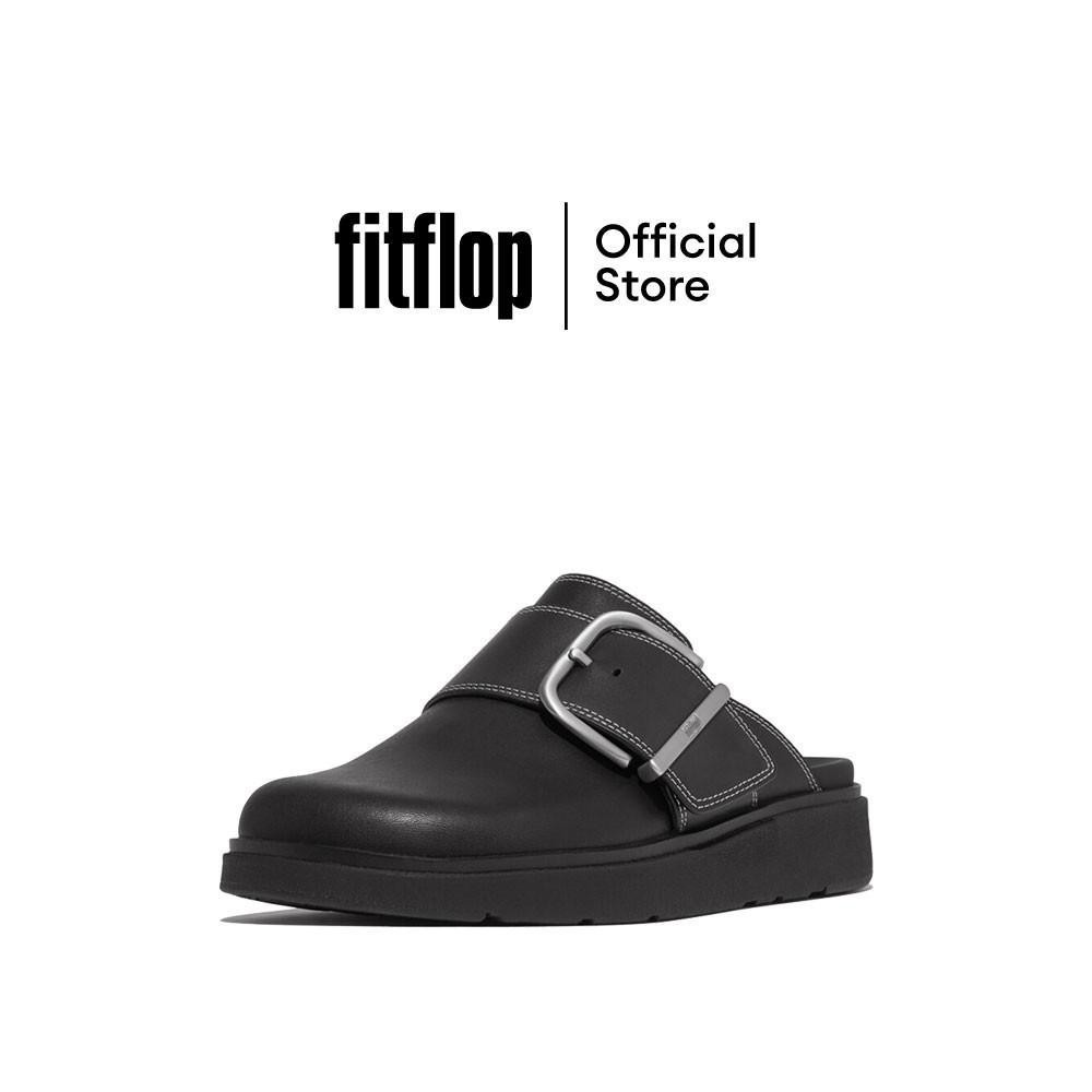 FITFLOP GEN-FF MAXI CONTRAST-STITCH รองเท้าแตะแบบสวมผู้หญิง รุ่น IM8-001 สี BLACK