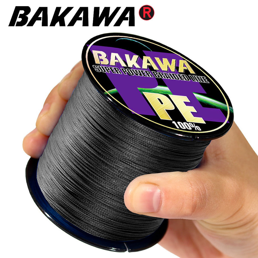 BAKAWA X4 4 Strands 300M Multifilament สายตกปลาถัก Ocean Fishing Super Lure ลวดเหยื่อตกปลาสายถักปลาค