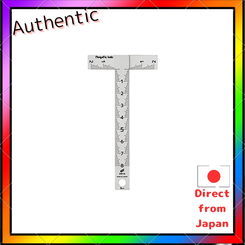 Niigata Seiki SK Japan ไม้บรรทัด T-Type พร้อมรับปริญญา 80 มม. T-08KD
