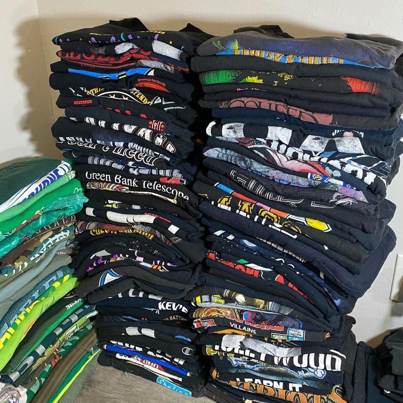 เสื้อยืดus J01-J49 เท่ๆ ผ้านิ่ม ใส่สบาย สไตล์วินเทจ เลือกลายหน้าไลฟ์สด