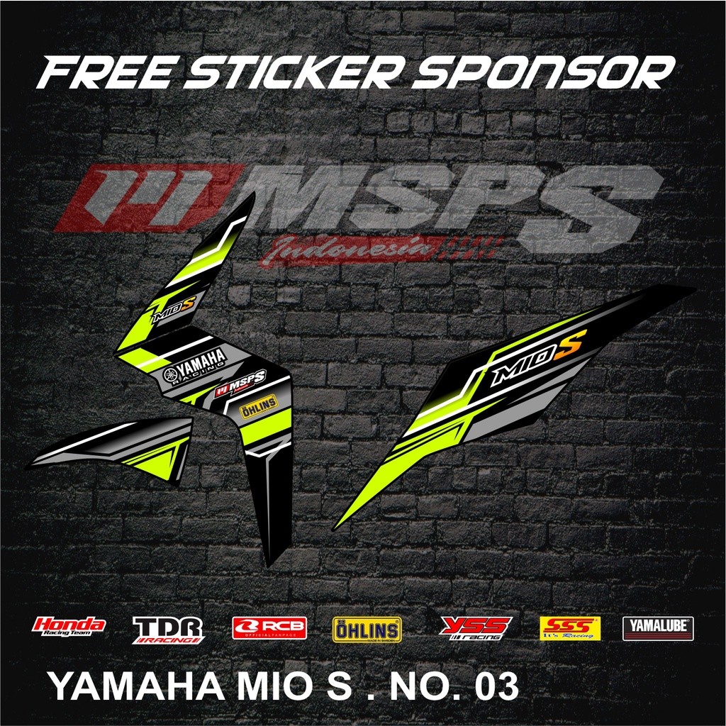 สติ๊กเกอร์ MIO S CODE 03