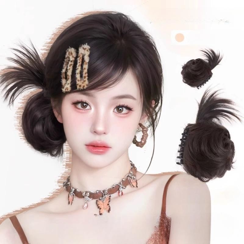 ใหม่ลูกชิ้นหัวไก่ผมวิกผมสาวออกแบบเผ็ดสาวหัวขนไก่สไตล์การ์ตูนคว้าคลิปคาดศีรษะวิกผม - รูปที่ 7