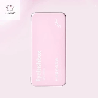 Pengatao09 แม่เหล็กเปล่ากล่องเก็บขนตาปลอม 6 Diskettes ที่วางขนตาปลอมคอนเทนเนอร์ Travel พาเลท Lash Holder ใหม่