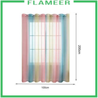 [Flameer] ผ้าม่านโปร่งใส กึ่งโปร่งใส สไตล์โมเดิร์น สําหรับตกแต่งบ้าน หน้าต่าง ประตู ห้องนั่งเล่น