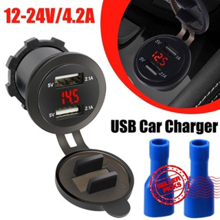 ซ็อกเก็ตที่จุดบุหรี่ 12V-24V USB QC 3.0 USB C5R8 สําหรับรถยนต์ รถจักรยานยนต์