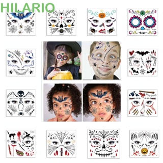 Hilario สติกเกอร์รอยสักฮาโลวีน รอยแผลเป็น กันน้ํา สําหรับเด็ก