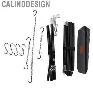 Calinodesign Outdoor Camping Shelf  Hanging Rack Folding Design Multi Function for