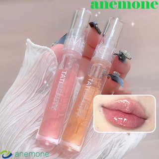 Anemone ลิปกลอส เนื้อลิขวิด แบบใส กันน้ํา ให้ความชุ่มชื้น ติดทนนาน สําหรับผู้หญิง