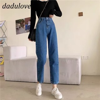 DaDulove💕 New American Ins High Street Retro Washed Jeans Niche High Waist Straight Pants Large Size Trousers