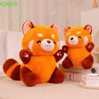 Epoch ตุ๊กตานุ่ม รูปการ์ตูน Racoon น่ารัก สีแดง สําหรับตกแต่งห้อง