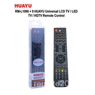 Huayu รีโมตคอนโทรลทีวี สําหรับสมาร์ททีวี Led Hdtv สําหรับ:Sonysharplgsamsunghitachitoshibapanasonicskyworthchanghonghisense.