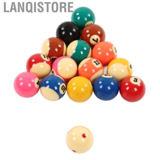 Lanqistore 16Pcs Billiard Ball Set 5.72cm American Complete Resin Pool Table Balls