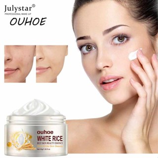 JULYSTAR Ouhoe White Rice Moisturizing Cream ปรับสีผิวให้กระจ่างใสขึ้น ช่วยลดรอยสิว ให้ความชุ่มชื้นแก่ใบหน้า