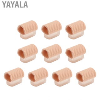 Yayala Toe Cushion Tube Tubes Sleeves 10pcs For Overlapping Toes