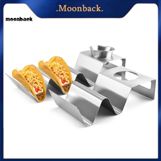 &lt;moonback&gt; ขาตั้งทาโก้ สเตนเลส ทนทาน มั่นคง 2/3 ช่อง สําหรับผู้ซื้อเอเชียตะวันออกเฉียงใต้