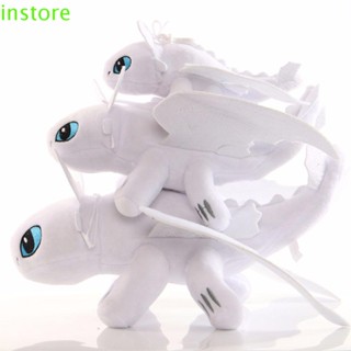 Instore ตุ๊กตาการ์ตูนอนิเมะ ไม่มีฟัน ขนาด 20 ซม. 27 ซม. 35 ซม. 50 ซม. สีขาว