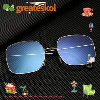 Greateskol แว่นตา ป้องกันแสงสีฟ้า ผู้หญิง แฟชั่น ป้องกันรังสียูวี ขนาดใหญ่