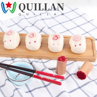 Quillan แม่พิมพ์ทําขนมไหว้พระจันทร์ คุ้กกี้ รูปดอกไม้ แบบใช้มือกด DIY