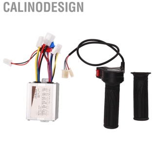 Calinodesign 24V/36V/48V 500W Electric Bike Brushed Speed Controller Kit with 3 Throttle Grip E-scooter Accessories