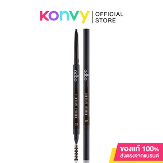 ODBO Slim Shape Eyebrow Auto Pencil 0.1g โอดีบีโอ ดินสอเขียนคิ้วแบบแท่งหมุนระบบออโต้ล็อค.