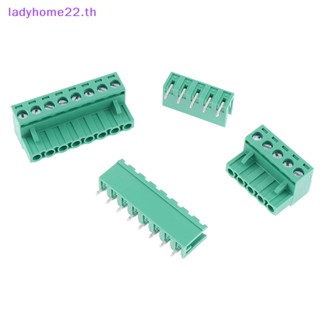 Doulady ชุดขั้วต่อสายไฟ PCB 5.08 มม. พิช 300V 15A 2EDG 2 3 4 5 6 7 8 9 10 12Pin