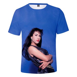 เสื้อยืด พิมพ์ลายนักร้อง Selena Quintanilla สไตล์ฮาราจูกุ สตรีท ยอดนิยม