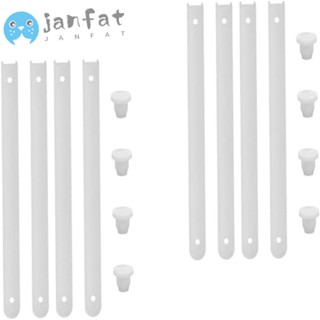 Janfat 8 ชิ้น สไลด์ลิ้นชัก สีขาว งานหนัก ตู้ เฟอร์นิเจอร์ ตู้ลิ้นชัก