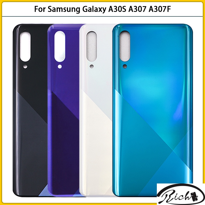 เคสพลาสติก ปิดด้านหลังแบตเตอรี่ แบบเปลี่ยน สําหรับ Samsung Galaxy A30S A307 A307F A307G A30S