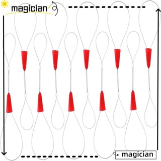 Mag อุปกรณ์ตกปลา เทปไฟฟ้า เหล็ก สีแดง 10 ชิ้น เครื่องมือตกปลา