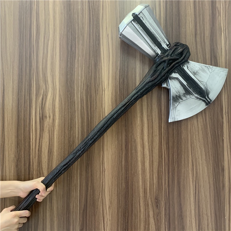 Lover 1:1 Oversized Thor's Stormbreaker Cosplay Thor Axe Hammer Prop Weapon Avengers Superhero Thunder Safety PU Model T
