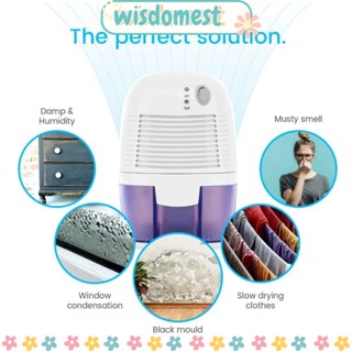 WISDOMEST เครื่องลดความชื้นไฟฟ้า แบบชาร์จ USB ขนาดเล็ก