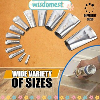 Wisdomest ที่ขูดกาว สเตนเลส แบบมืออาชีพ สําหรับตกแต่ง 14 ชิ้น