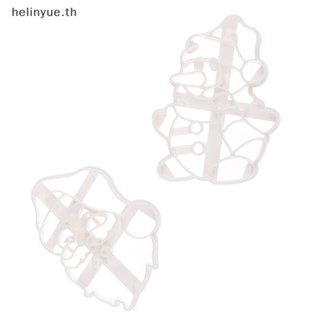 Helinyue แม่พิมพ์ ลายคริสต์มาส สโนว์แมน สโนว์บอล ซานต้าคลอส สโนว์บอลน่ารัก สําหรับทําคุกกี้ บิสกิต ฟองดองท์ 1 ชิ้น