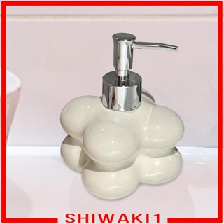 [Shiwaki1] ขวดปั๊มสบู่เซรามิค เจลโลชั่น 380 มล. สําหรับตกแต่งห้องครัว โรงแรม ห้องนอน