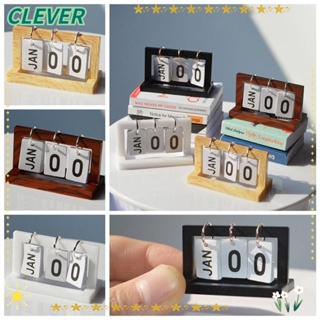 Clever ปฏิทินตั้งโต๊ะ ขนาดเล็ก สเกล 1/6 หลากสี สําหรับตกแต่งบ้านตุ๊กตา