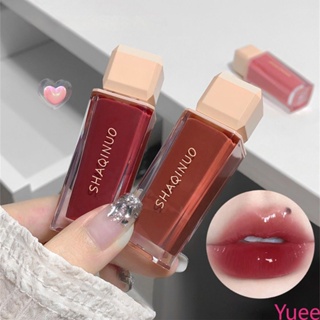 Shaqinuo/shaqinuo Ice Transparent Lip Honey Charm Pepper ลิปสติก Moisturizing Lip Glaze Lip Mud yuee