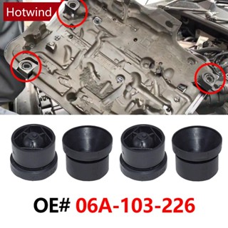 Hotwind ปลอกยางกันชนเครื่องยนต์รถยนต์ สําหรับ Audi A3 A6 VW Golf Mk5 Polo Passat B6 Touareg 1G Beetle D6P3 4 ชิ้น