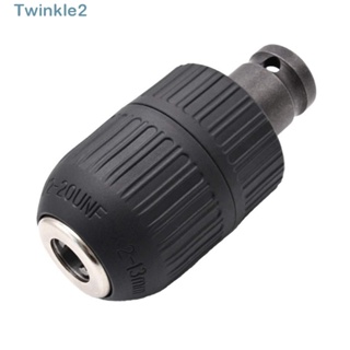 Twinkle หัวจับดอกสว่านไฟฟ้า พลาสติก ABS 2-13 มม. ทนทาน สีดํา