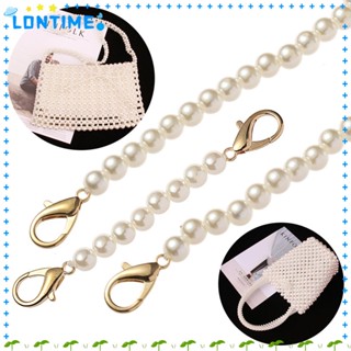 Lontime สายคล้องกระเป๋า ประดับไข่มุก แบบเปลี่ยน DIY