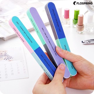 Flospring ตะไบเล็บ พิมพ์นิ้วมือ EVA สําหรับใช้ในบ้าน