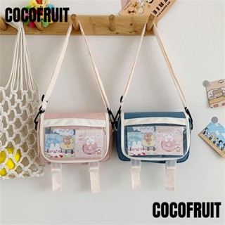 Cocofruit กระเป๋าสตางค์ ผ้าแคนวาส ลายน่ารัก ใส่โทรศัพท์ได้ แฟชั่นสําหรับนักเรียน